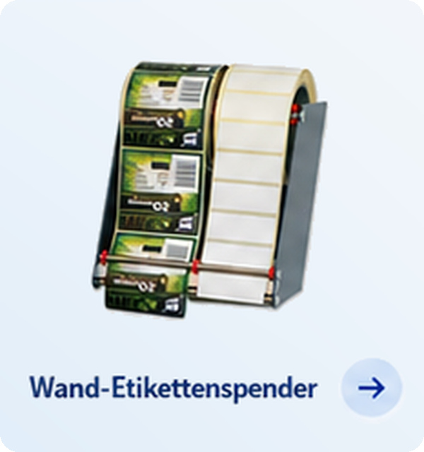 Wand-Etikettenspender