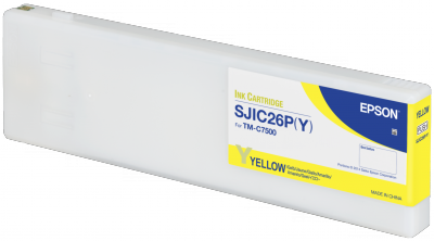 Kartusche Epson SJIC26P(Y) gelb für C7500