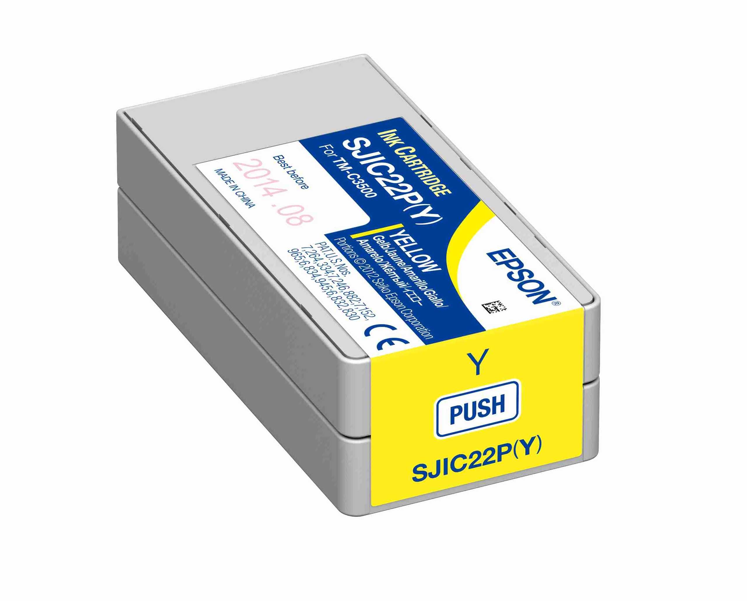 Kartusche Epson SJIC22P(Y) gelb für C3500 Kartusche Epson SJIC22P(Y) gelb für C3500