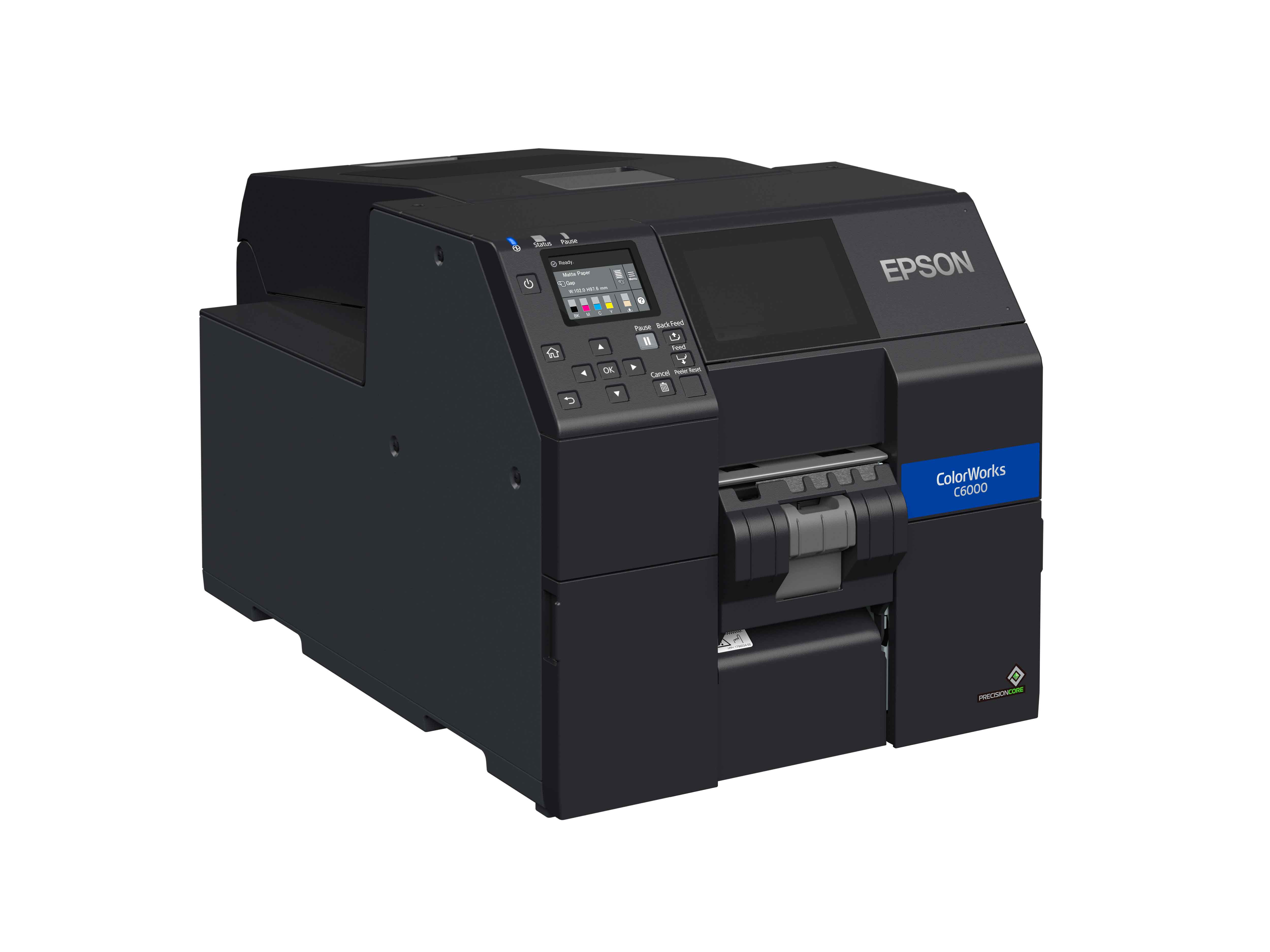 Epson® ColorWorks C6000PE (mk) Color Labelprinter with peeler