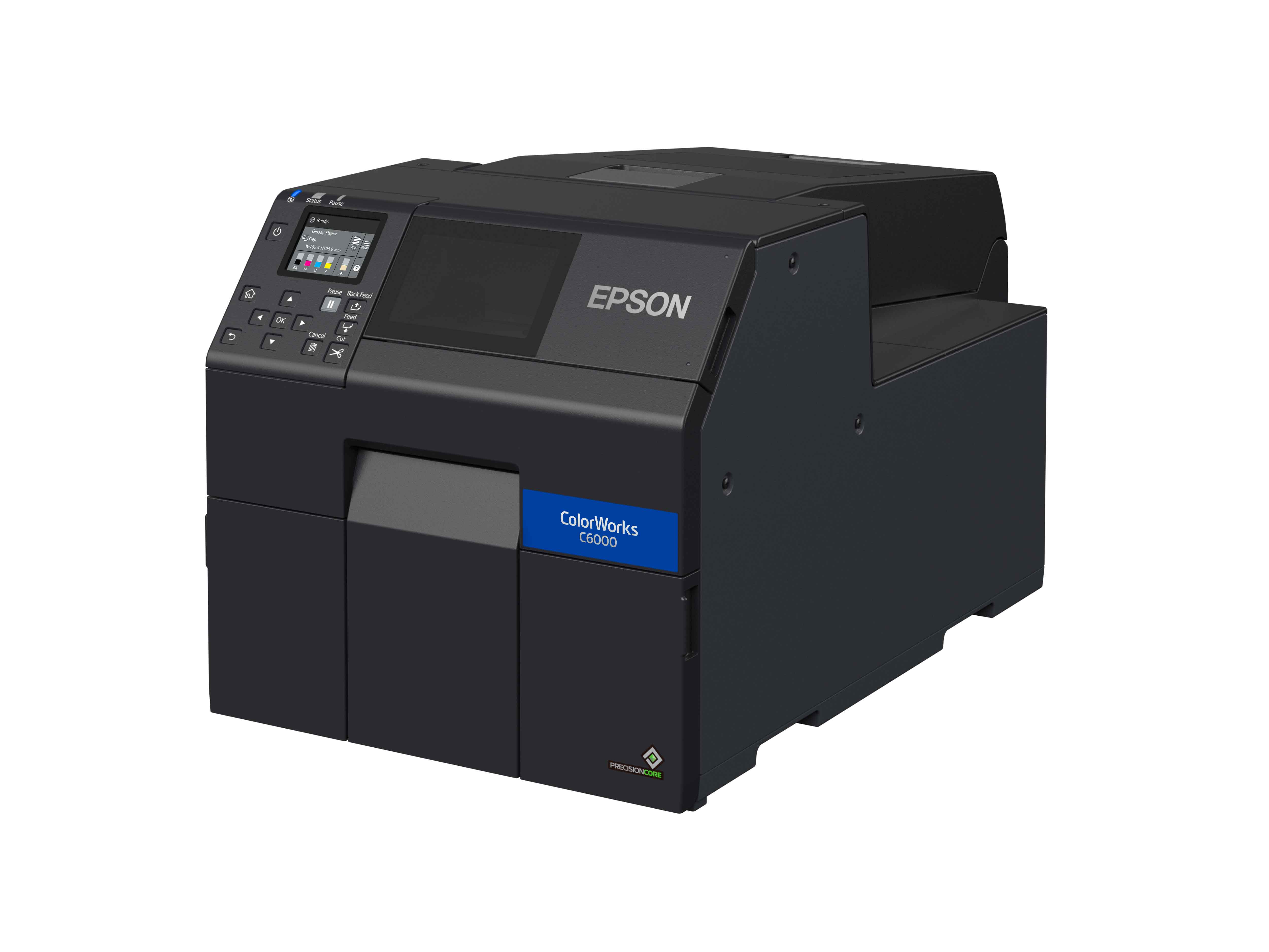 Epson® ColorWorks C6000AE(mk) Farb-Etikettendrucker - mit Cutter -