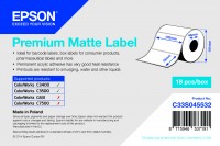 EPSON Inkjet-Premium Matte Label-Roll 102mm x 76mm - Core38 -