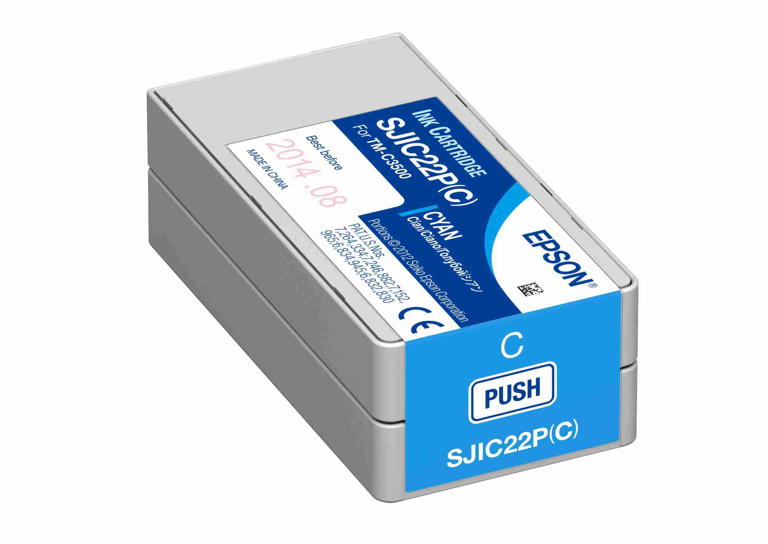 Kartusche Epson SJIC22P(C) cyan für C3500 Kartusche Epson SJIC22P(C) cyan für C3500